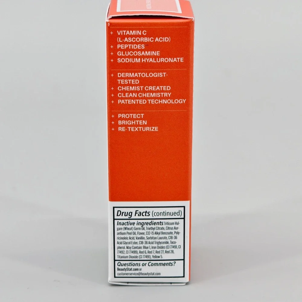BeautyStat Universal C Lip Serum SPF 30 Vitamin C Neutral Peach 0.35oz 10g